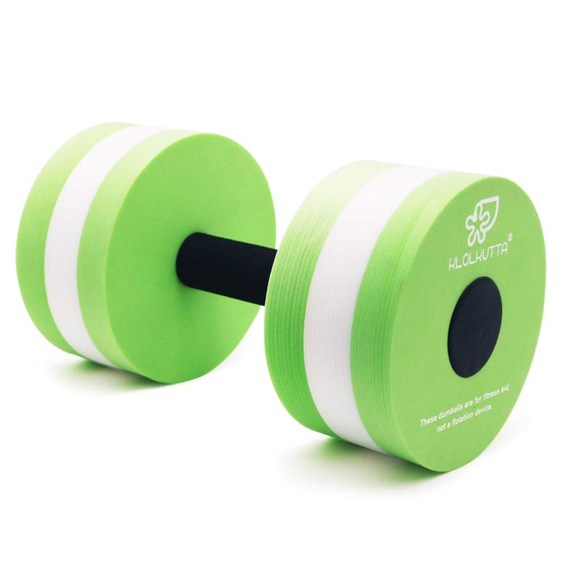 KLOLKUTTA Aquatic Dumbells, 2PCS Water Aerobic Exercise Foam Dumbbell Pool Resistance,Water Aqua Fitness Barbells Hand Bar Exercises Equipment for Weight Loss - Image 3